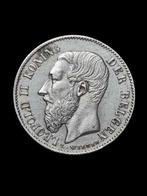 België. Leopold II. 50 Cent 1886 Vlaams Topkwaliteit (Zonder, Postzegels en Munten, Munten | Nederland