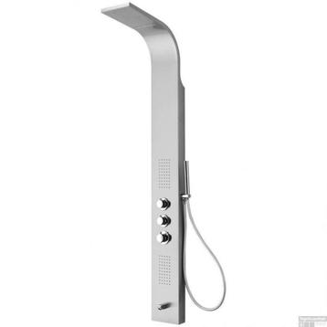 Douchepaneel Creavit Mat chroom, onderuitloop 160 x 20 cm beschikbaar voor biedingen