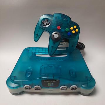 Clear Blue + Controller Nintendo 64 beschikbaar voor biedingen
