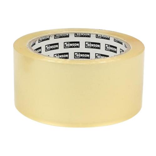 Benson Transparante verpakkingstape - Low noise - 66 m x..., Doe-het-zelf en Verbouw, Gereedschap | Handgereedschap, Nieuw, Ophalen of Verzenden