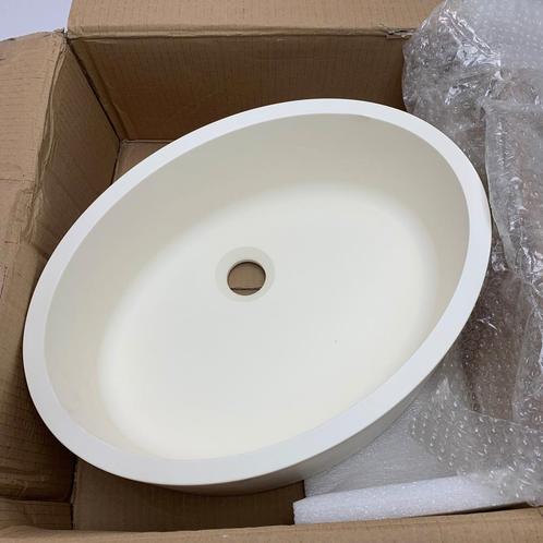 Bieden: VetroFreddo 0303567 white glass sink, Doe-het-zelf en Verbouw, Sanitair, Nieuw, Ophalen of Verzenden