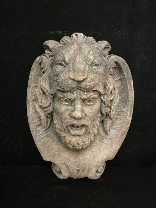 sculptuur, Meraviglioso Mascherone - Ercole con la pelle del, Antiek en Kunst, Curiosa en Brocante