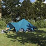 vidaXL Teepee Tent met dak Blauw en Grijs 600 x 600 x 347 cm, Caravans en Kamperen, Verzenden, Nieuw