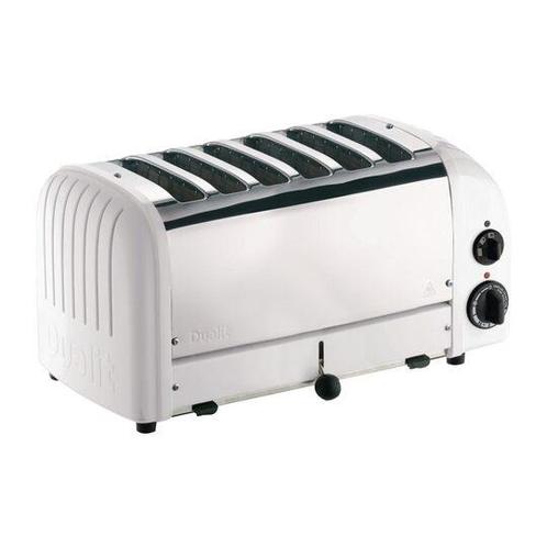 Dualit Vario broodrooster 6 sleuven wit 60146, Zakelijke goederen, Horeca | Keukenapparatuur, Nieuw in verpakking, Verzenden