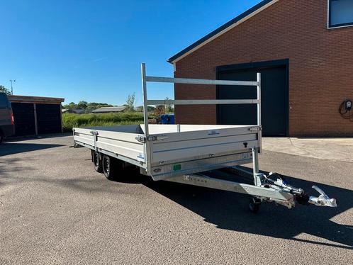 NIEUW Plateauwagen 500x203, 3500kg, bomvol opties, Auto diversen, Aanhangers en Bagagewagens, Nieuw, Ophalen