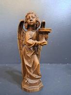 Oberammergau - Beeldje - Prachtig gesneden Engel - Hout, Antiek en Kunst