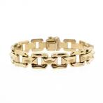8 Krt. Fantasie schakel armband | 18 cm (gouden armband), Sieraden, Tassen en Uiterlijk, Antieke sieraden, Ophalen of Verzenden