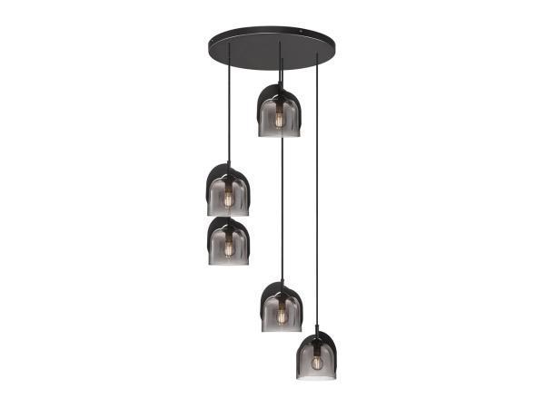 Veiling - Nordlux Boshi Hanglamp Industrieel, Ø40 cm, 5x E1, Huis en Inrichting, Lampen | Hanglampen