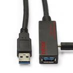 Actieve USB verlengkabel | 15 meter | USB 3.0, Computers en Software, Pc- en Netwerkkabels, Verzenden, Nieuw