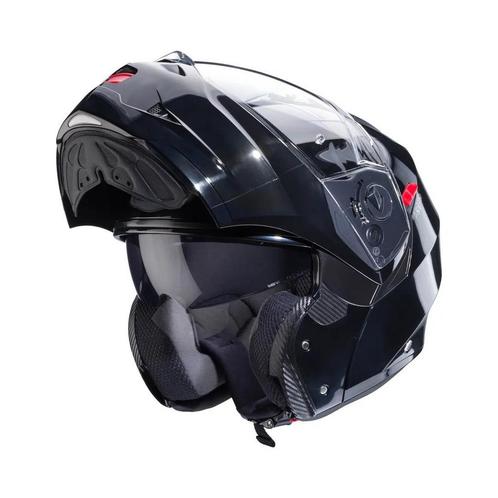 Caberg Duke X Smart - Zwart, Motoren, Kleding | Motorhelmen, S, Caberg, Systeemhelm, Verzenden