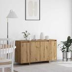 vidaXL Dressoir Artisan Eiken 135x41x75 cm Gelaagd Hout, Huis en Inrichting, Verzenden, Nieuw, Overige houtsoorten, Minder dan 50 cm