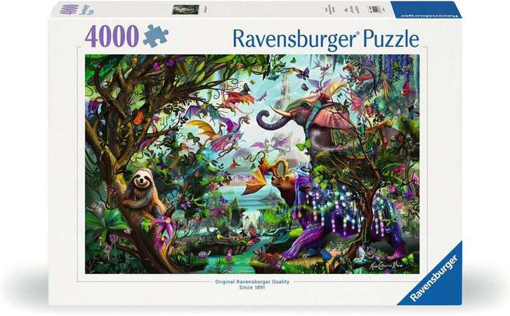 De Draken van de Tropen Puzzel (4000 stukjes) | Ravensburger, Hobby en Vrije tijd, Denksport en Puzzels, Nieuw, Verzenden