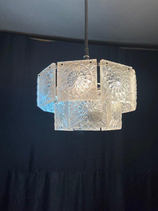 Kroonluchter - Glas, Metaal, Antiek en Kunst, Antiek | Lampen