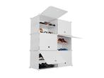 Veiling - Schoenenkast / Schoenenrek - 85 x 96 x 31 cm - Wit, Nieuw