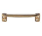 Raamgreep Elegant messing getrommeld ongelakt, Verzenden, Nieuw