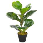 vidaXL Kunstplant met pot vioolbladplant 45 cm groen, Verzenden, Nieuw