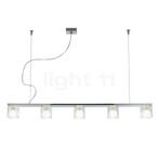 Fabbian Cubetto Hanglamp 5-lichts, kristal - G10, Verzenden, Nieuw