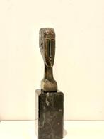 sculptuur, Woman bronze sculpture - after Modigliani - 24 cm, Antiek en Kunst