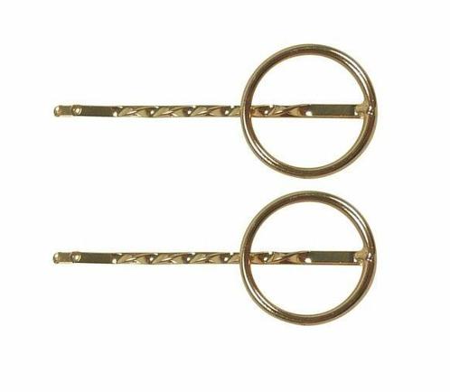 Haarspeld Schuifspeldjes Cirkel Koper, Sieraden, Tassen en Uiterlijk, Uiterlijk | Haarverzorging