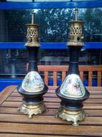 Lamp (2) - Brons, Porselein - Sevres Porselein Stijl, Antiek en Kunst