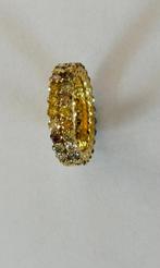 Ring - 14 karaat Geel goud - 4.25ct. tw., Nieuw