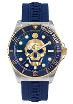 Philipp Plein PWOAA0222 The Skull Diver horloge 44 mm, Overige merken, Staal, Verzenden, Polshorloge