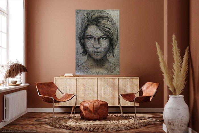 Jacqueline Klein Breteler - “Silent spirit.”-painting on a, Antiek en Kunst, Kunst | Schilderijen | Modern