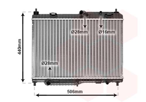 RADIATOR VOOR FORD ECOSPORT 2013-2017 1516268, Auto-onderdelen, Airco en Verwarming, Nieuw, Ophalen of Verzenden