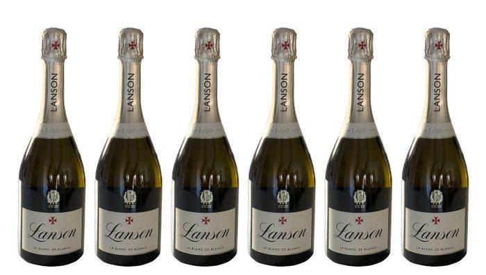Lanson, Le Blanc de Blancs  - Champagne - 6 Flessen (0.75, Verzamelen, Wijnen