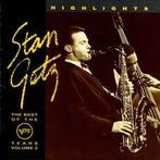 cd - Stan Getz - Highlights _ The Best Of The Verve Years..., Zo goed als nieuw, Verzenden
