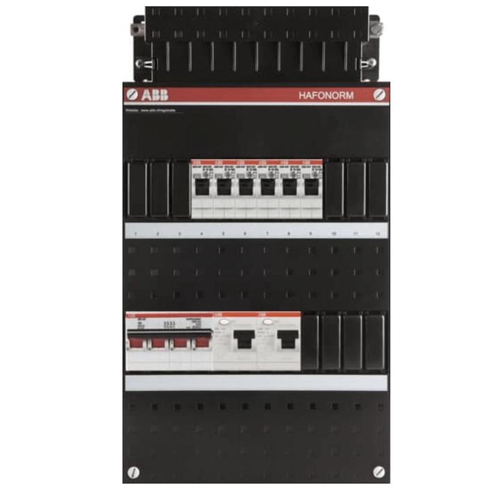 ABB busboard groepenkast 3 fase 6 groepen 220 x 390 - 2 x 2, Doe-het-zelf en Verbouw, Elektra en Kabels, Nieuw, Ophalen of Verzenden