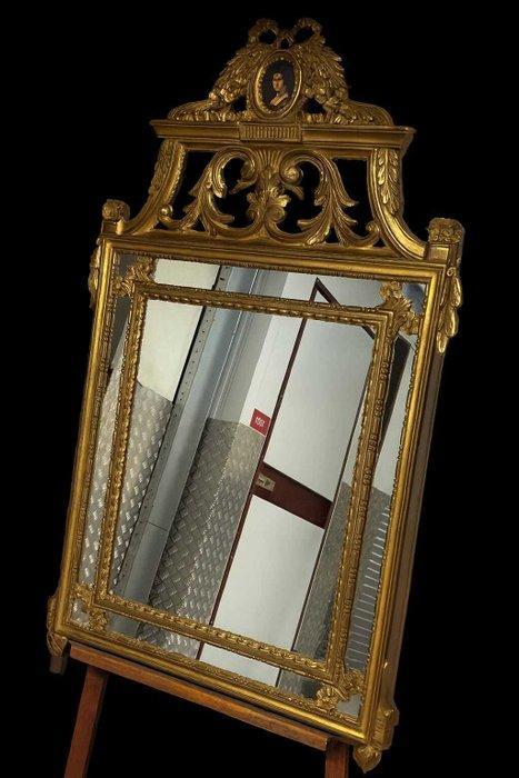 Spiegel - Hout, Gips - Louis XVI style Spiegel, Antiek en Kunst, Antiek | Overige Antiek