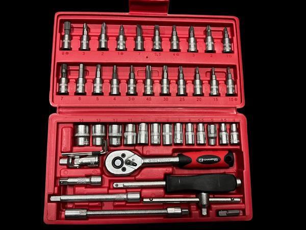 Veiling - Doppenset 46-delig, Doe-het-zelf en Verbouw, Gereedschap | Handgereedschap