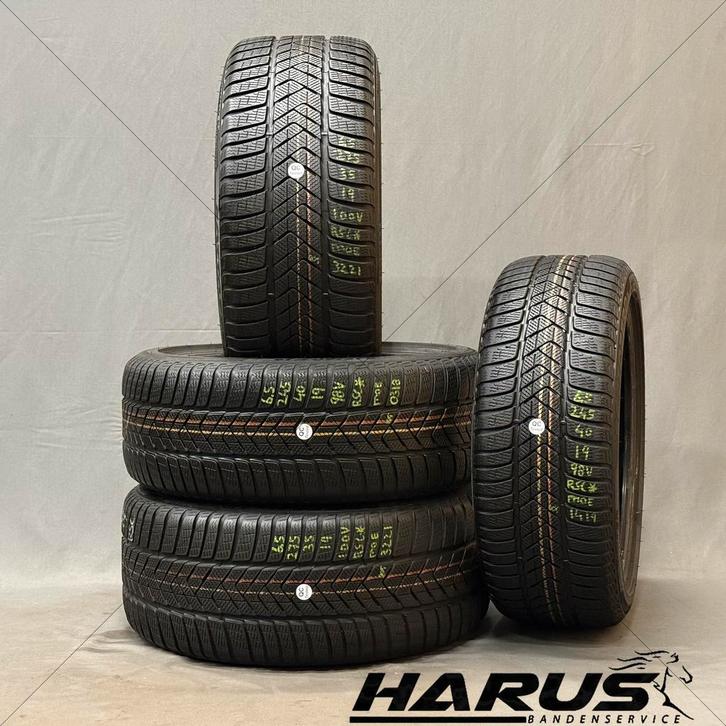 245/40/19 275/35/19 * Pirelli winterbanden 6,5mm profiel 4X, Auto-onderdelen, Banden en Velgen, 19 inch, Erkend duurzaam, Winterbanden