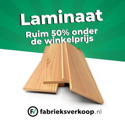 Topkwaliteit laminaat – ruim 50% onder de winkelprijs!, Huis en Inrichting, Stoffering | Vloerbedekking, Wit, Crème, Beige, Bruin