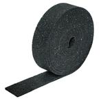 Rubber tegeldrager op rol van 10 meter - breedte 100 mm