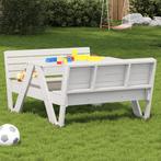 vidaXL Picknicktafel voor kinderen 88x122x58 cm massief, Tuin en Terras, Verzenden, Nieuw