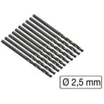 Benson Metaalborenset - HSS - 2,5 mm - 10 stuks - Korte v..., Ophalen of Verzenden, Nieuw