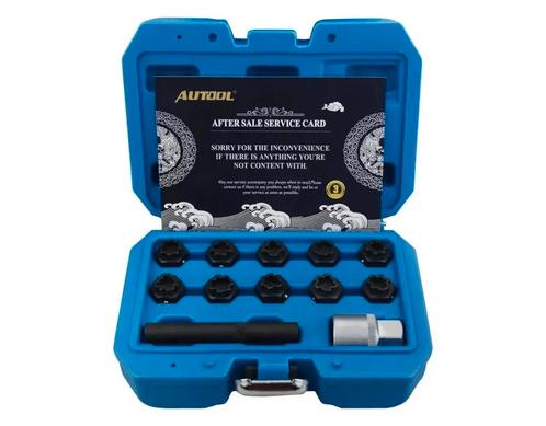 Autool Mercedes Anti-Diefstal Slotbout Doppenset 12-Delig, Auto diversen, Autogereedschap, Nieuw, Verzenden