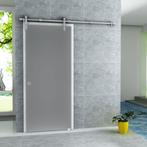 Schuifdeur BWS Danielle 102x205 cm Melkglas Chroom Profiel, Ophalen of Verzenden, Nieuw, Chroom, Douche