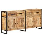 vidaXL Dressoir 172x35x80 cm massief mangohout, Huis en Inrichting, Kasten | Dressoirs, Verzenden, 150 tot 200 cm, Nieuw, 25 tot 50 cm