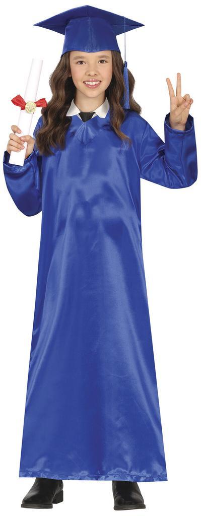 Afstudeer Toga Zwart Rood Kind, Hobby en Vrije tijd, Feestartikelen, Nieuw, Verzenden