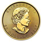 Canada. 1/2 oz $20 CAD Gold Maple Leaf BU (Random Year), Postzegels en Munten, Edelmetalen en Baren
