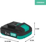 2dekans | VONROC Accu 20V – 2.0Ah - Met b-directionele USB-C, Ophalen of Verzenden, Zo goed als nieuw