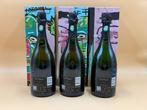 2015 Dom Pérignon, Désign vert - jaune - Bleu  Jean-Michel, Verzamelen, Wijnen, Nieuw