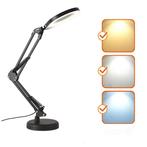 LED bureaulamp AURIQ LOUPE 10W 3CCT zwart met vergrootgla..., Ophalen of Verzenden, Nieuw