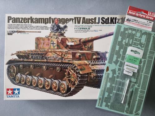 Tamiya 35181 Panzer IV Ausf.J 1:35 + barrel & zimmerit, Hobby en Vrije tijd, Modelbouw | Auto's en Voertuigen, Tamiya, Verzenden