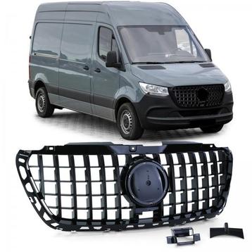 Grill Mercedes Sprinter 907 910 18- Zwart AMG Look