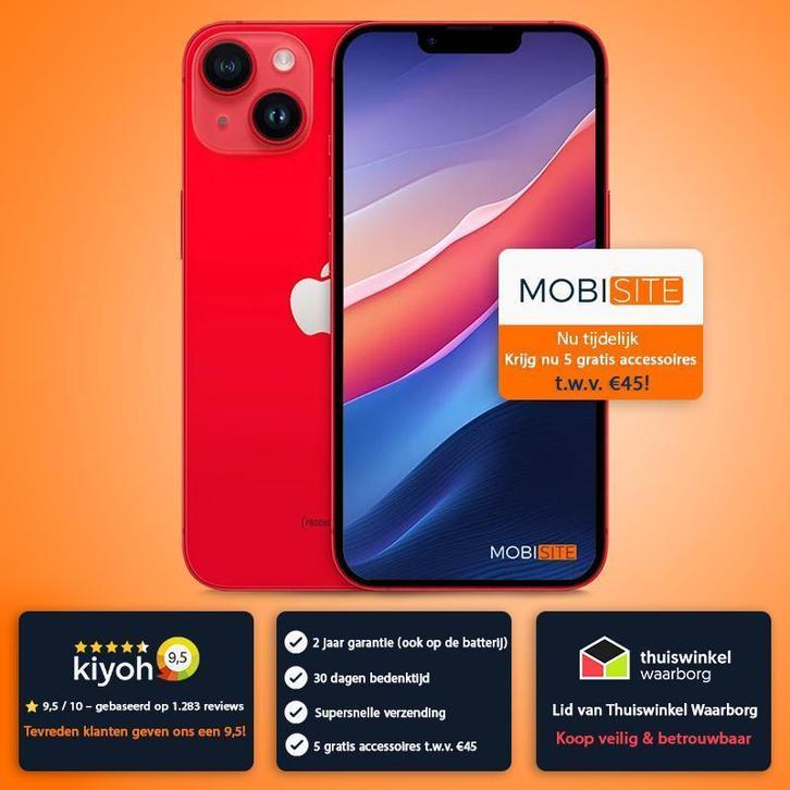 iPhone 14 Plus 128GB | 4 Gratis Accessoires – Accu tot 100%, Telecommunicatie, Mobiele telefoons | Apple iPhone, Zonder abonnement