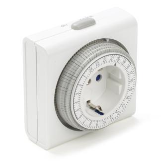 Tijdschakelaar binnen | Perel, Doe-het-zelf en Verbouw, Elektra en Kabels, Nieuw, Verzenden